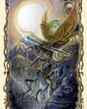 Lá Ace of Wands - Fantastical Creatures Tarot 17