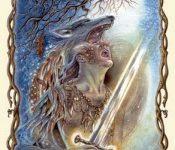 Lá Page of Swords - Fantastical Creatures Tarot 14