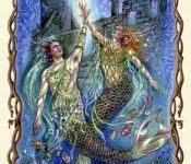 Lá Two of Cups - Fantastical Creatures Tarot 17