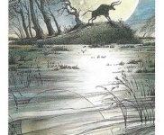 Lá 18. The Moon on Water - Wildwood Tarot 38