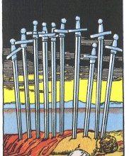 Ý Nghĩa Lá Bài 10 of Swords Trong Tarot 4