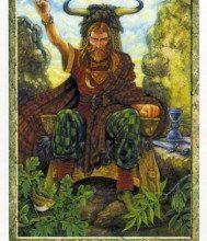 Lá V. The High Priest- Druidcraft Tarot 21