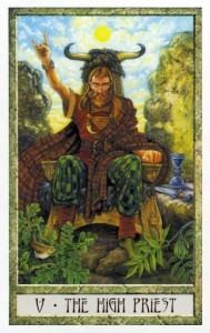Lá V. The High Priest- Druidcraft Tarot 4
