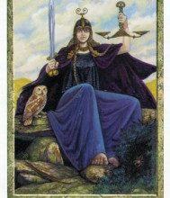Lá XI. Justice - Druidcraft Tarot 16