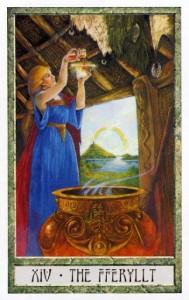 Lá XIV. The Fferyllt - Druidcraft Tarot 4