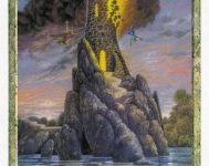 Lá XVI. The Tower - Druidcraft Tarot 16