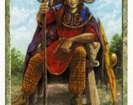 Lá King of Wands - Druidcraft Tarot 7