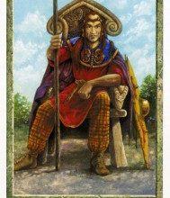 Lá King of Wands - Druidcraft Tarot 7