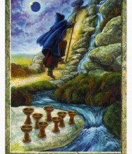 Lá Eight of Cups - Druidcraft Tarot 5