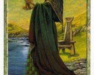 Lá Queen of Cups - Druidcraft Tarot 12