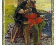Lá King of Cups - Druidcraft Tarot 18