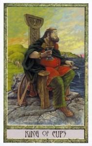 Lá King of Cups - Druidcraft Tarot 4