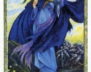 Lá Princess of Swords - Druidcraft Tarot 14