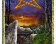 Lá Ace of Pentacles - Druidcraft Tarot 17