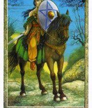 Lá Prince of Pentacles - Druidcraft Tarot 15