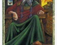 Lá King of Pentacles - Druidcraft Tarot 12