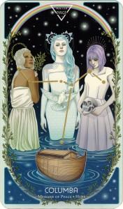 Lá Page of Water - Cosmos Tarot 4