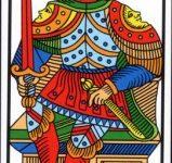 Lá King of Swords - Tarot of Marseilles 11