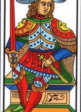 Lá King of Swords - Tarot of Marseilles 16