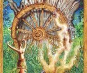 Lá X. The Wheel of Fortune – Chrysalis Tarot 18