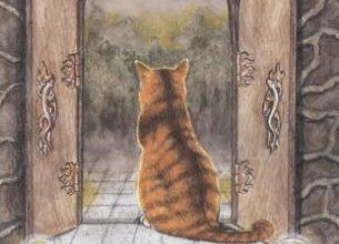 Two of Fire - Mystical Cats Tarot 9