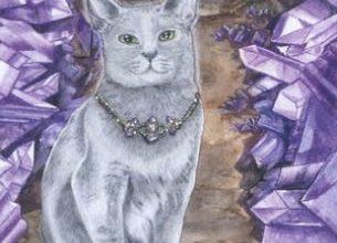 The Priestess - Mystical Cats Tarot 5