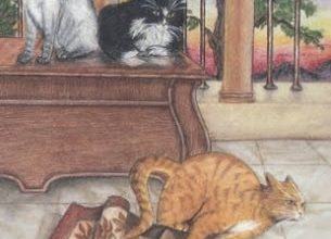 Eight of Fire - Mystical Cats Tarot 24