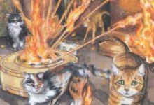 Ten of Fire - Mystical Cats Tarot 18