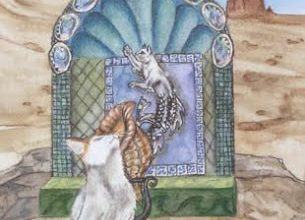 Eight of Sea - Mystical Cats Tarot 18