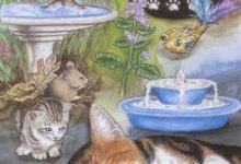 Nine of Sea - Mystical Cats Tarot 1