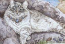 Sea King - Mystical Cats Tarot 7