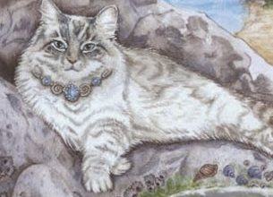 Sea King - Mystical Cats Tarot 9