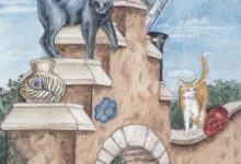 Three of Sky - Mystical Cats Tarot 4