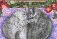 The Lovers - Mystical Cats Tarot 9