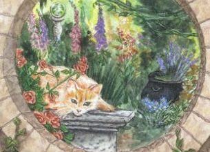 Nine of Earth - Mystical Cats Tarot 15
