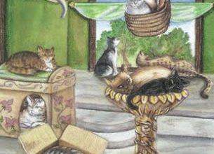 Ten of Earth - Mystical Cats Tarot 49