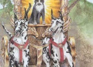 The Chariot - Mystical Cats Tarot 5