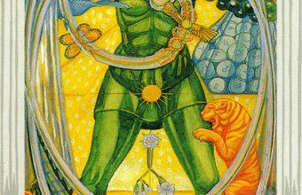 The Fool - Aleister Crowley Thoth Tarot 4