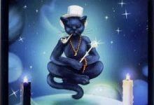Lá I. The Magician - Black Cats Tarot 18