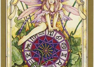 Lá Wheel of Fortune - Mystic Faerie Tarot 9