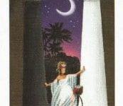 Lá II. The High Priestess - Sun and Moon Tarot 12