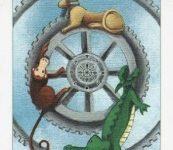 Lá X. Wheel of Fortune - Sun and Moon Tarot 15