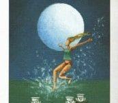 Lá Nine of Cups - Sun and Moon Tarot 3
