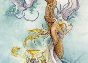 Lá Two of Cups - Shadowscapes Tarot 8