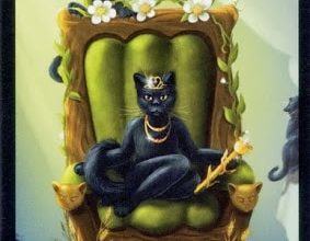 Lá III. The Empress – Black Cats Tarot 12
