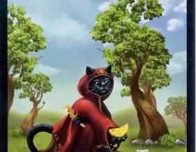 Lá V. The Hierophant - Black Cats Tarot 15