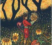 Lá Page of Pentacles - Prisma Visions Tarot 10