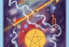 Lá Ace of Pentacles - Celestial Tarot 19
