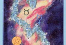 Lá Five of Pentacles - Celestial Tarot 19