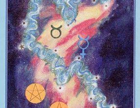 Lá Five of Pentacles - Celestial Tarot 15